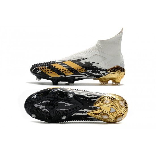 Adidas Predator Mutator 20 FG High Black Gold White Soccer Cleats