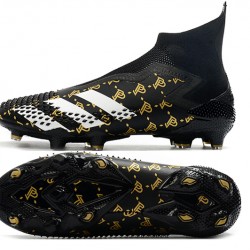 Adidas Predator Mutator 20 FG High Black White Gold Soccer Cleats