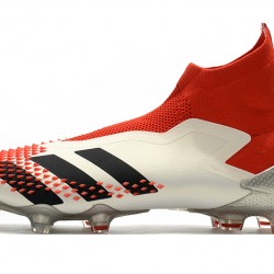 Adidas Predator Mutator 20 FG High Win-Red Beige Black Soccer Cleats