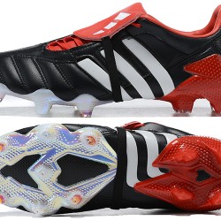 Adidas Predator Mutator 20 FG Low Black White Red Soccer Cleats