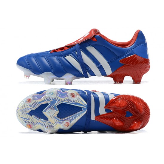 Adidas Predator Mutator 20 FG Low Blue White Red Soccer Cleats