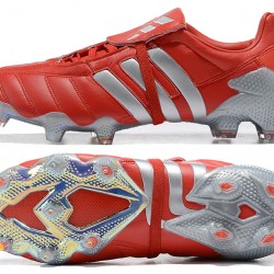 Adidas Predator Mutator 20 FG Low Red Silver Soccer Cleats