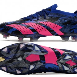 Adidas Predator Accuracy Paul Pogba .1 FG Blue Pink Black Soccer Cleats