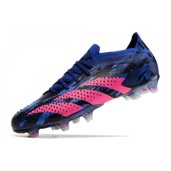 Adidas Predator Accuracy Paul Pogba .1 FG Blue Pink Black Soccer Cleats