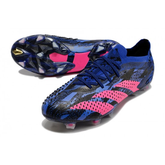 Adidas Predator Accuracy Paul Pogba .1 FG Blue Pink Black Soccer Cleats