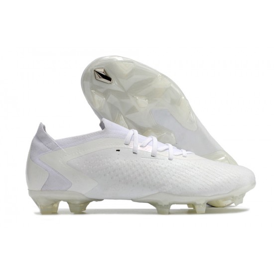 Adidas Predator Accuracy Paul Pogba .1 FG White Soccer Cleats