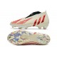 Adidas Predator Edge High FG Beige Red Black Soccer Cleats