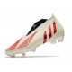 Adidas Predator Edge High FG Beige Red Black Soccer Cleats