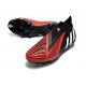 Adidas Predator Edge High FG Black White Red Soccer Cleats