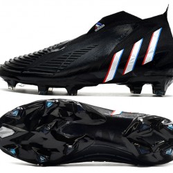 Adidas Predator Edge High FG Black White Soccer Cleats