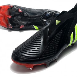 Adidas Predator Edge High FG Green Black Red Soccer Cleats