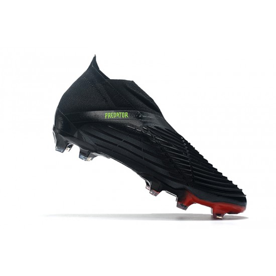 Adidas Predator Edge High FG Green Black Red Soccer Cleats