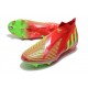 Adidas Predator Edge High FG Green Red Soccer Cleats