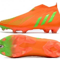 Adidas Predator Edge High FG Orange Green Soccer Cleats