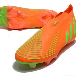 Adidas Predator Edge High FG Orange Green Soccer Cleats