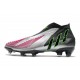 Adidas Predator Edge High FG Silver Black Win Red Soccer Cleats