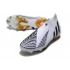 Adidas Predator Edge High FG White Black Gold Soccer Cleats