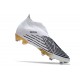 Adidas Predator Edge High FG White Black Gold Soccer Cleats
