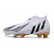 Adidas Predator Edge High FG White Black Gold Soccer Cleats