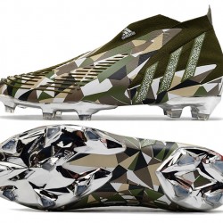 Adidas Predator FIFA World Cup Qatar 2022 Edge ArmyGreen Black Soccer Cleats