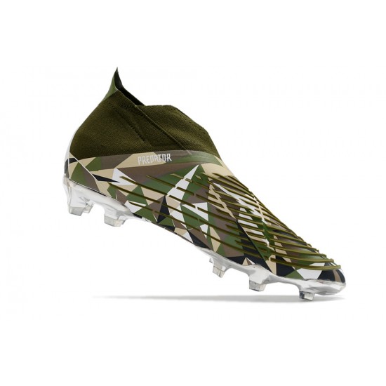 Adidas Predator FIFA World Cup Qatar 2022 Edge ArmyGreen Black Soccer Cleats