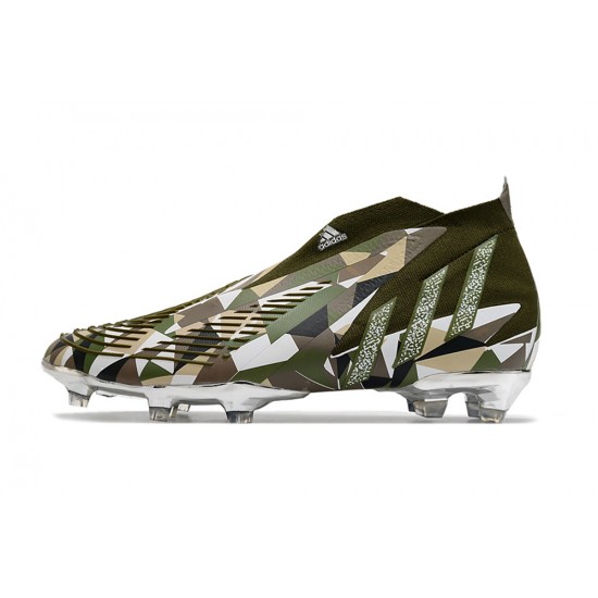 Adidas Predator FIFA World Cup Qatar 2022 Edge ArmyGreen Black Soccer Cleats