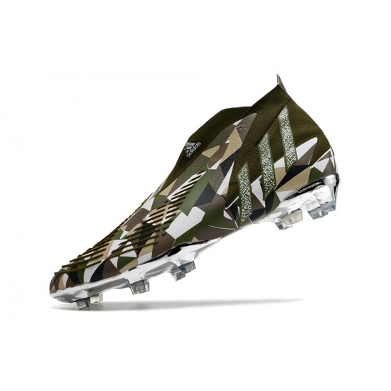 Adidas Predator FIFA World Cup Qatar 2022 Edge ArmyGreen Black Soccer Cleats