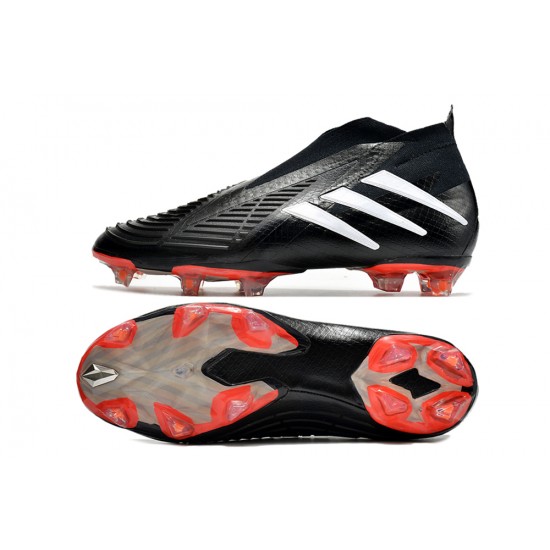 Adidas Predator FIFA World Cup Qatar 2022 Edge Black White Orange Soccer Cleats