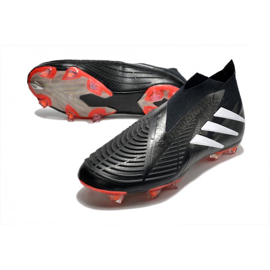 Adidas Predator FIFA World Cup Qatar 2022 Edge Black White Orange Soccer Cleats