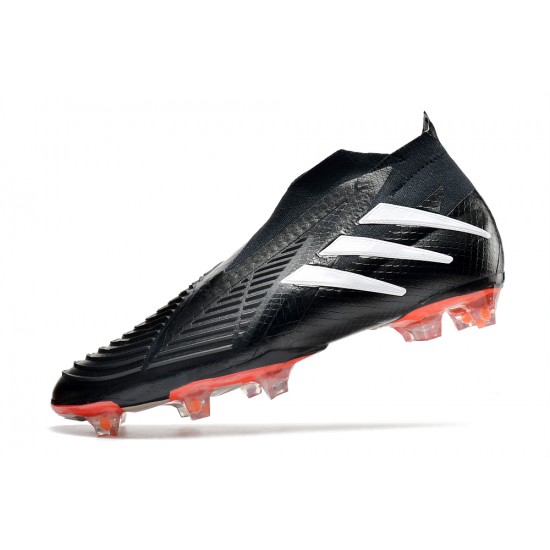 Adidas Predator FIFA World Cup Qatar 2022 Edge Black White Orange Soccer Cleats