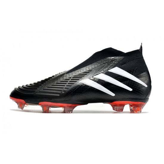 Adidas Predator FIFA World Cup Qatar 2022 Edge Black White Orange Soccer Cleats