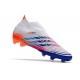 Adidas Predator FIFA World Cup Qatar 2022 Edge High FG White Orange Blue Soccer Cleats