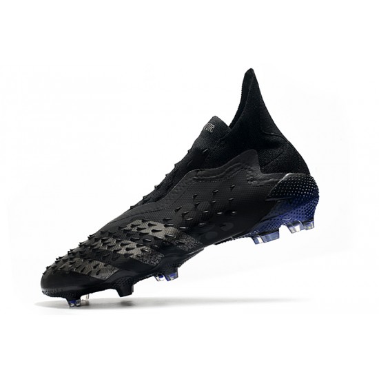 Adidas Predator Freak .1 High FG All Black Soccer Cleats