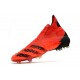 Adidas Predator Freak .1 High FG Black Red Soccer Cleats