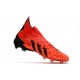 Adidas Predator Freak .1 High FG Black Red Soccer Cleats