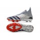 Adidas Predator Freak .1 High FG Silver Black Red Soccer Cleats