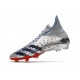 Adidas Predator Freak .1 High FG Silver Black Red Soccer Cleats