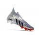 Adidas Predator Freak .1 High FG Silver Black Red Soccer Cleats
