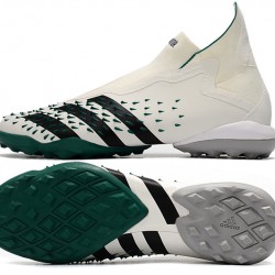 Adidas Predator Freak .1 High TF Black Beige Green Soccer Cleats