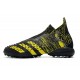 Adidas Predator Freak .1 High TF Black Yellow Soccer Cleats