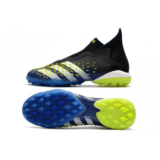 Adidas Predator Freak .1 High TF Blue Black Green Soccer Cleats