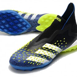 Adidas Predator Freak .1 High TF Blue Black Green Soccer Cleats