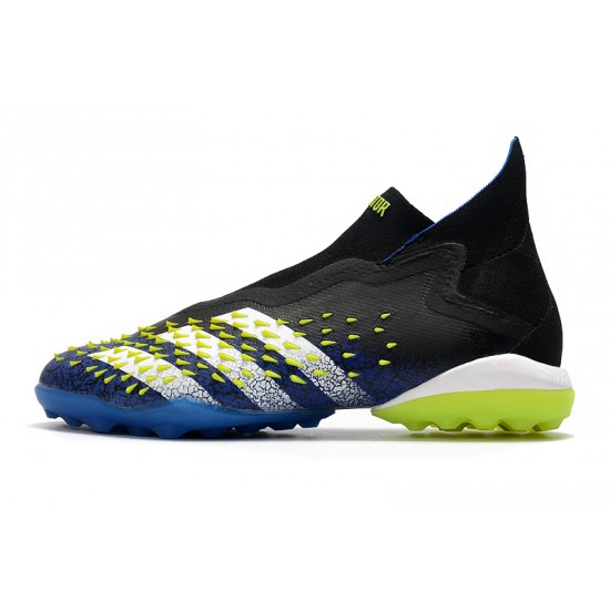 Adidas Predator Freak .1 High TF Blue Black Green Soccer Cleats