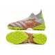 Adidas Predator Freak .1 High TF Silver Yellow Orange Soccer Cleats