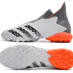 Adidas Predator Freak .1 High TF White Orange Grey Black Soccer Cleats