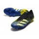 Adidas Predator Freak .1 Low FG Black Blue Yellow Soccer Cleats