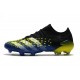 Adidas Predator Freak .1 Low FG Black Blue Yellow Soccer Cleats