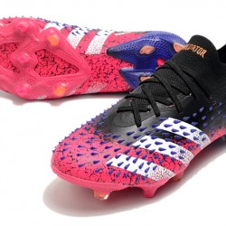 Adidas Predator Freak .1 Low FG Black Peach Silver Soccer Cleats