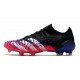 Adidas Predator Freak .1 Low FG Black Peach Silver Soccer Cleats