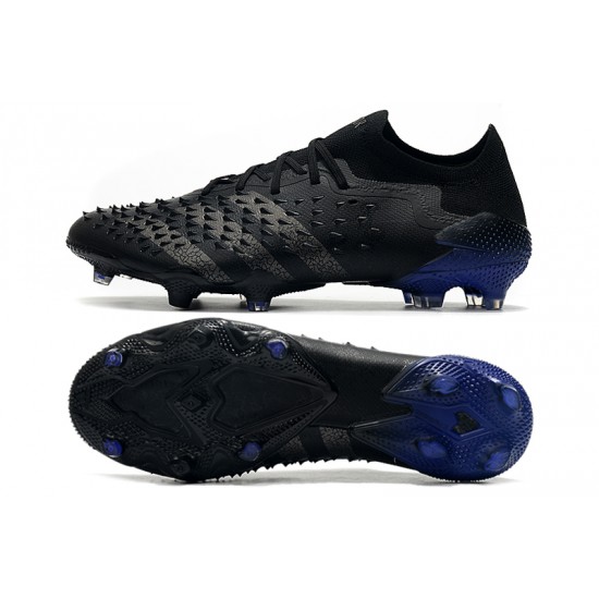 Adidas Predator Freak .1 Low FG Black Soccer Cleats